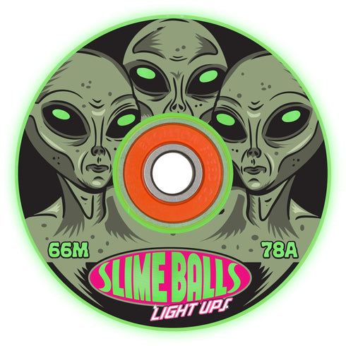Slime Balls - Friends Of Planet 9 Light Ups OG Slime GITD 78a Wheels (66mm)